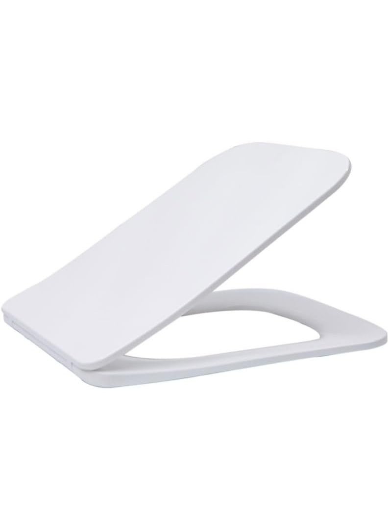 Fixer Square & Rectangular Toilet Seat Cover – Quick-Release & Soft-Close Replacement - Image 1